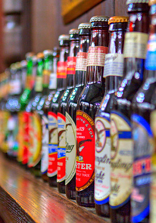 Beer Bottles In Perspective