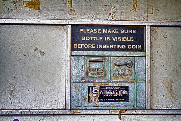 Coin Mechanism on a Vending Machine