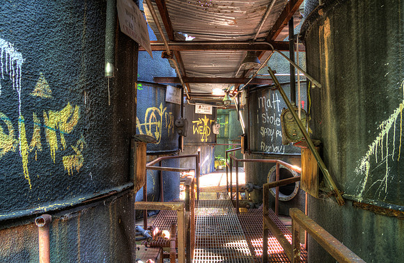 Chemical Barrels - Abandoned Distillery