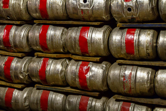 Wall of Kegs