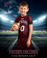 FB - FLAG MAROON